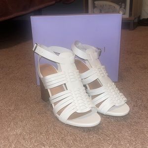 Madden Girl REINE White Heels
